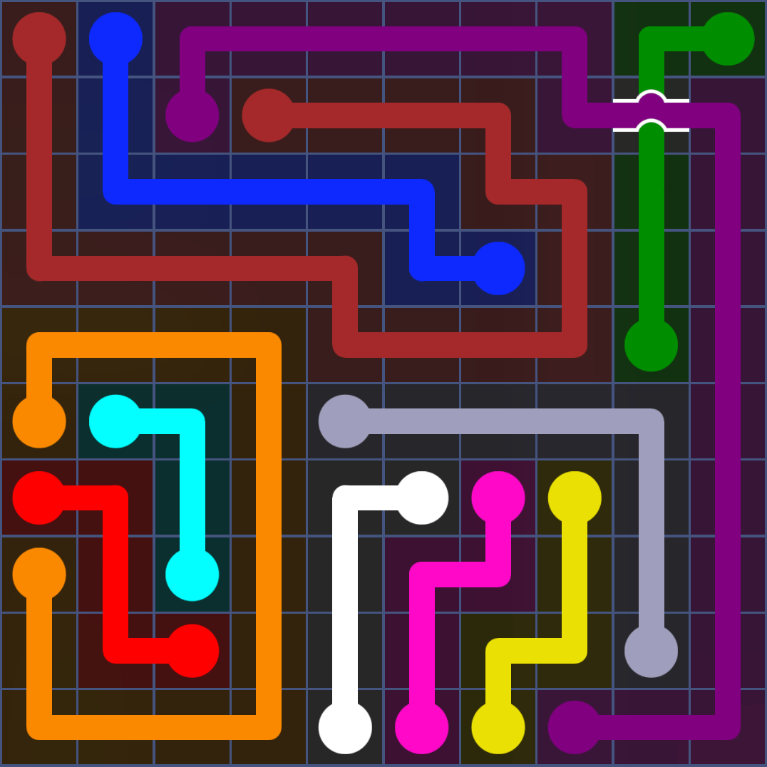 Flow Free 1332 Solution