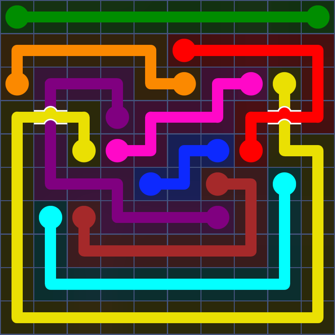 Flow Free 1344 Solution