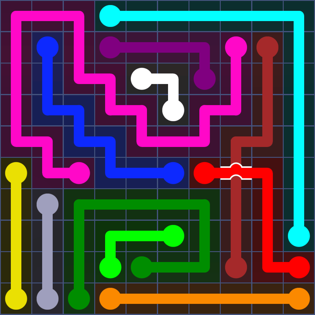 Flow Free 1345 Solution