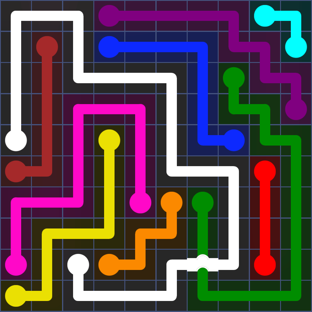 Flow Free 1244 Solution