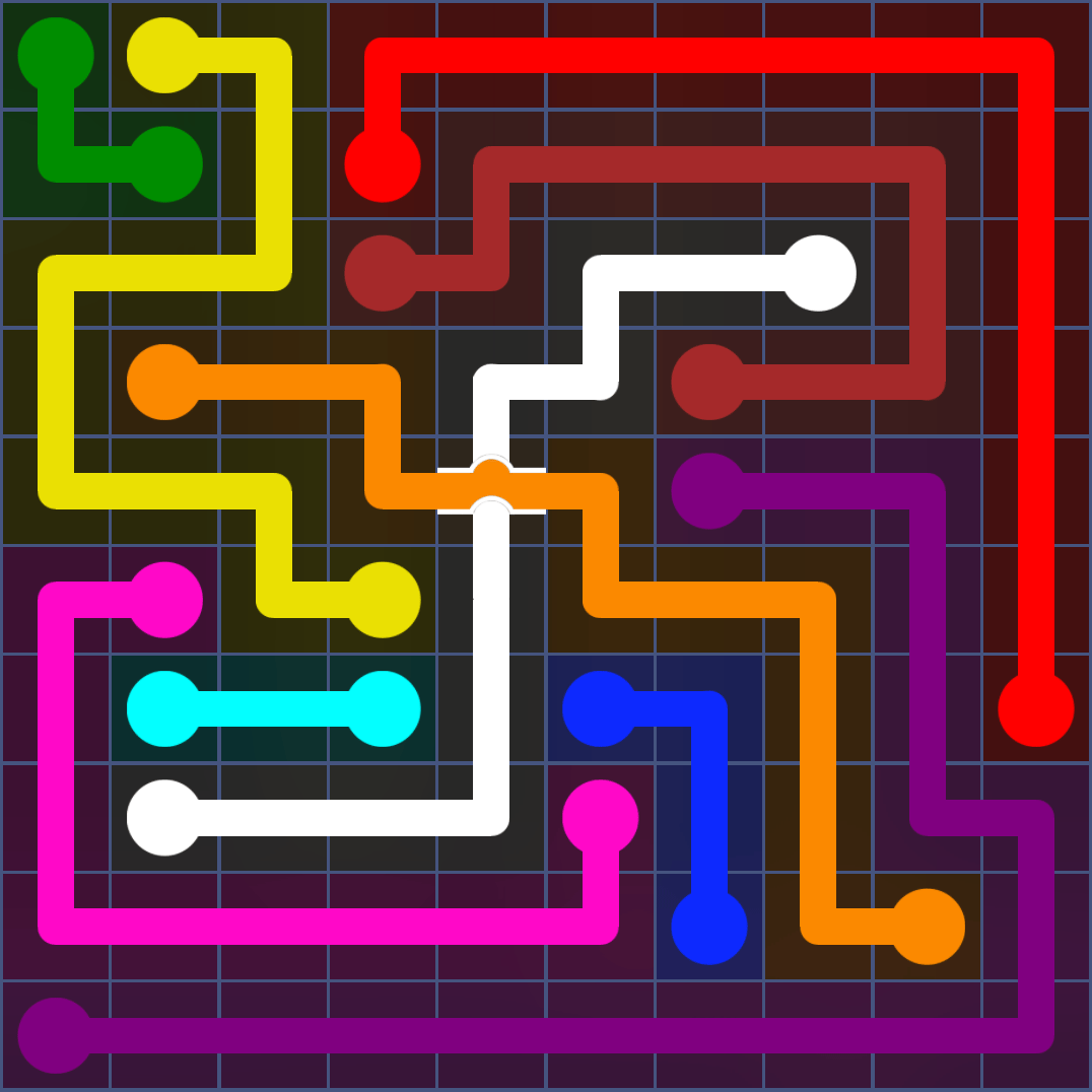 Flow Free 1247 Solution