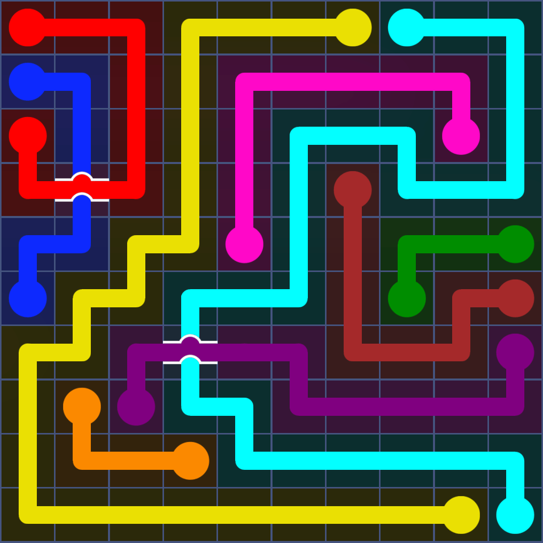 Flow Free 1248 Solution