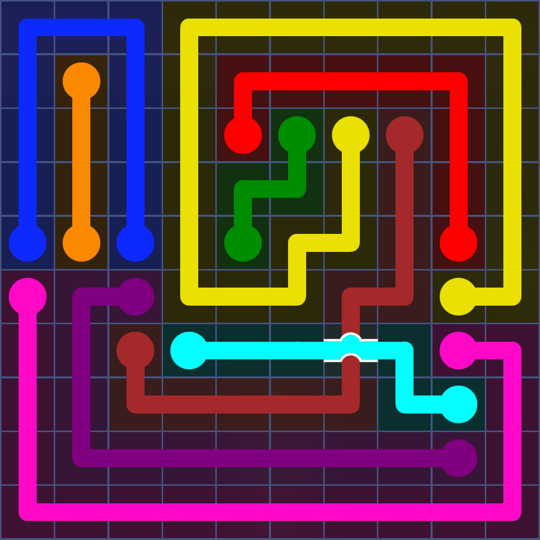 Flow Free 1232 Solution