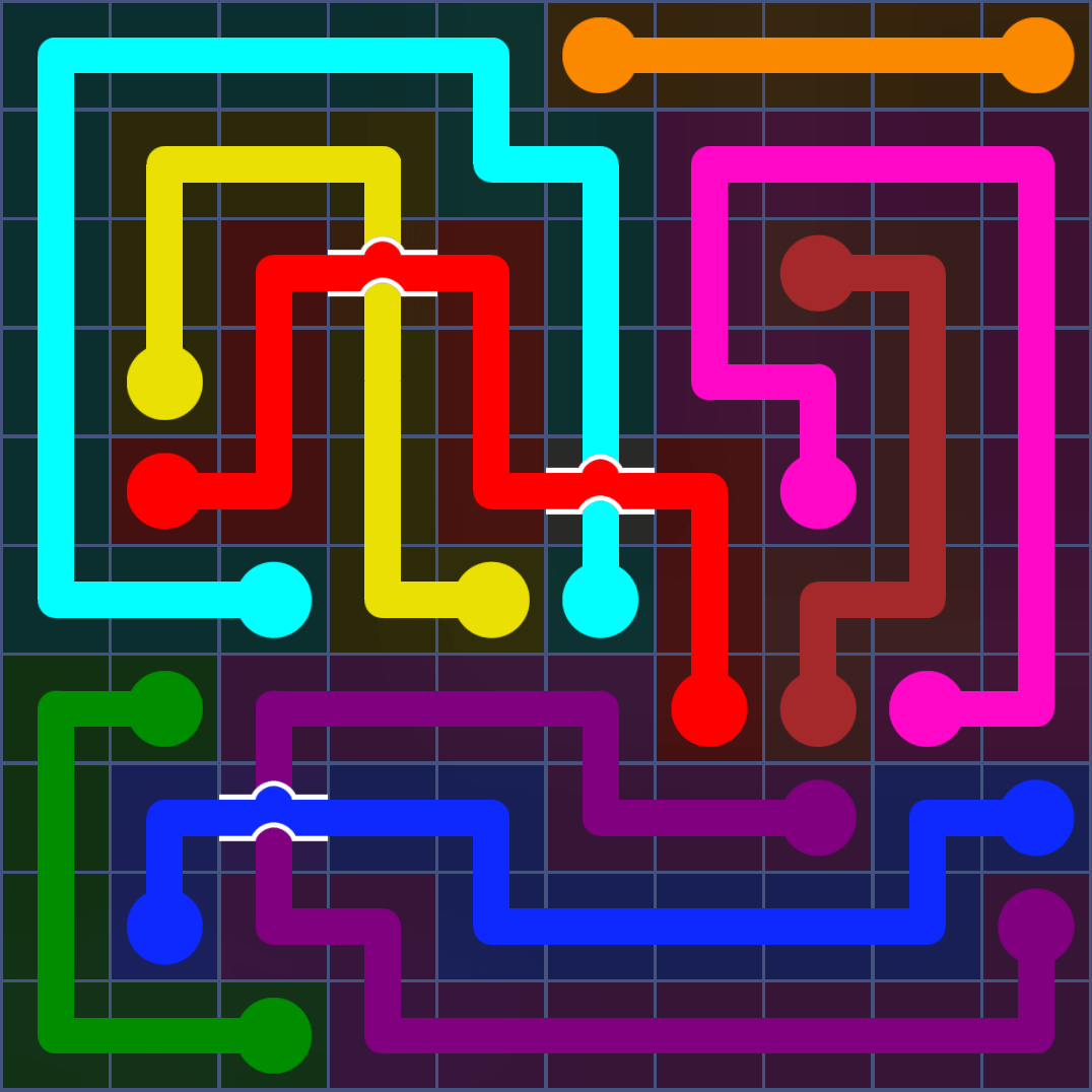 Flow Free 1253 Solution