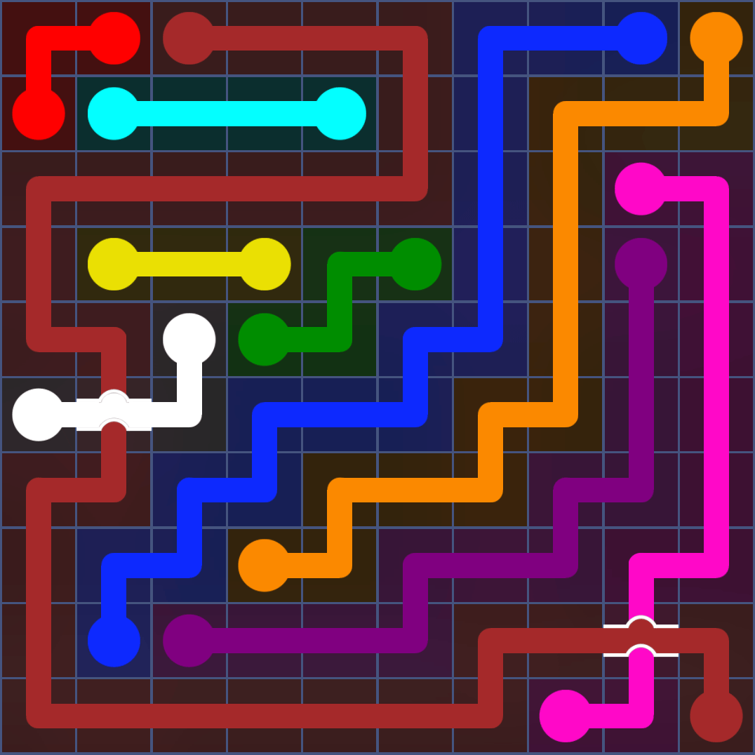 Flow Free 1257 Solution