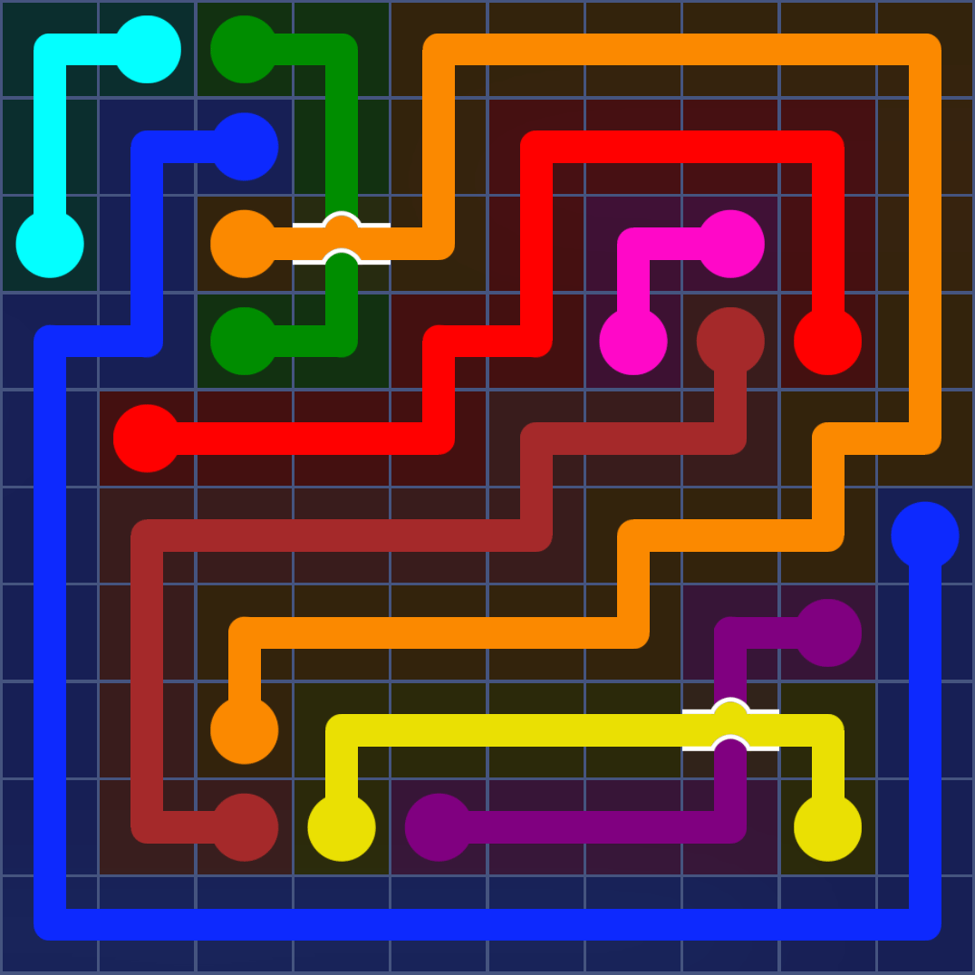 Flow Free 1234 Solution