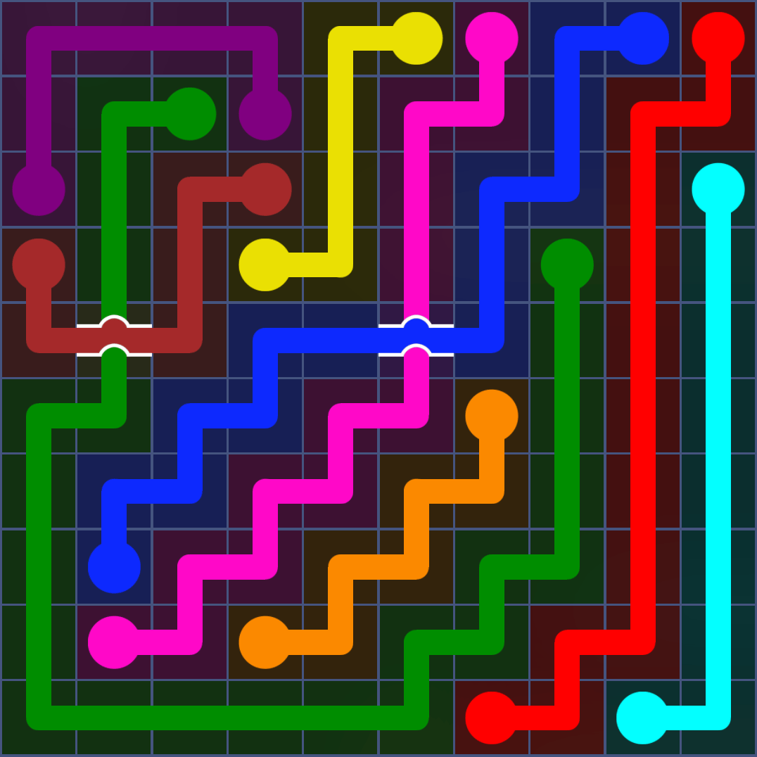 Flow Free 1293 Solution