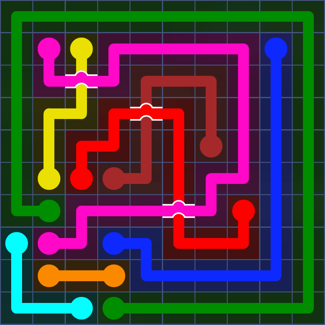 Flow Free 1294 Solution