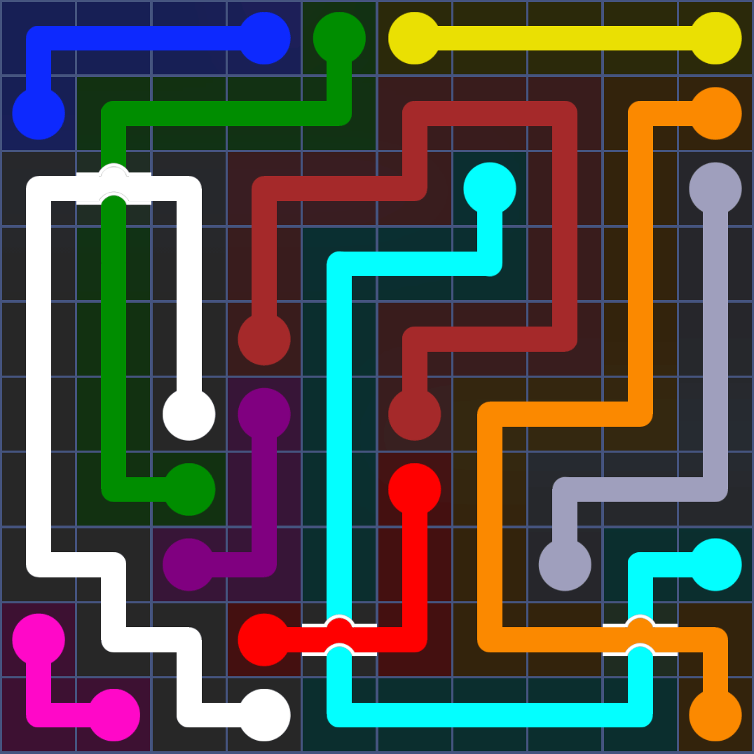 Flow Free 1295 Solution