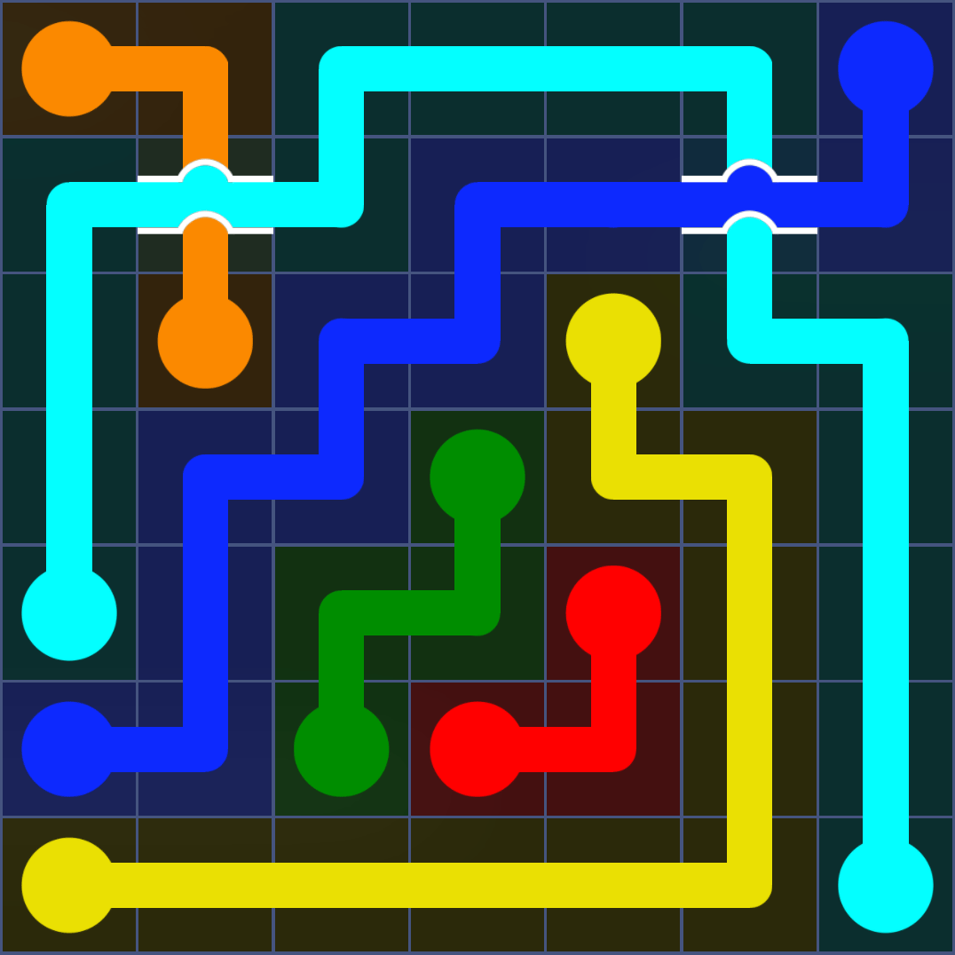 Flow Free 973 Solution