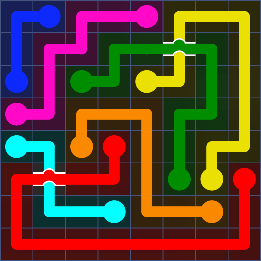 Flow Free 1011 Solution