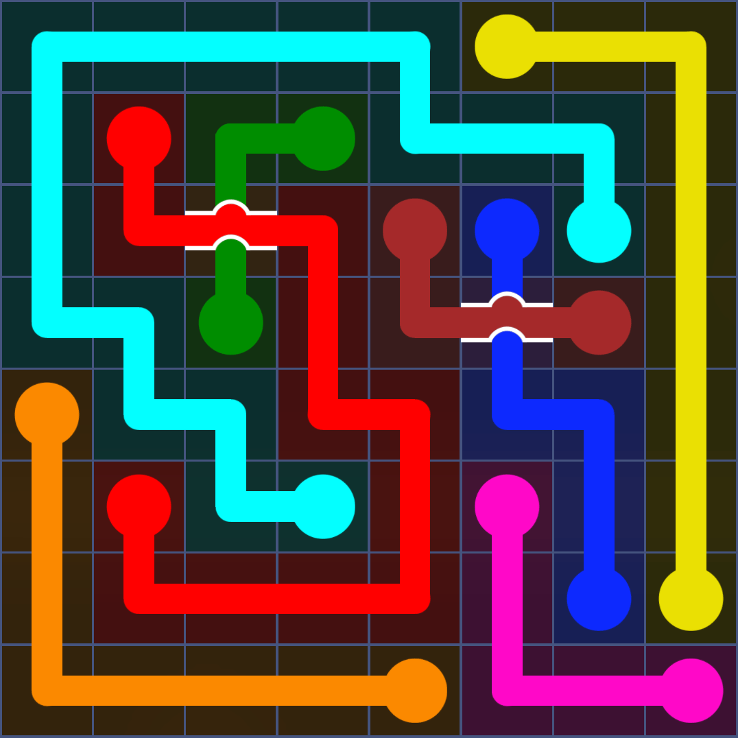 Flow Free 1012 Solution