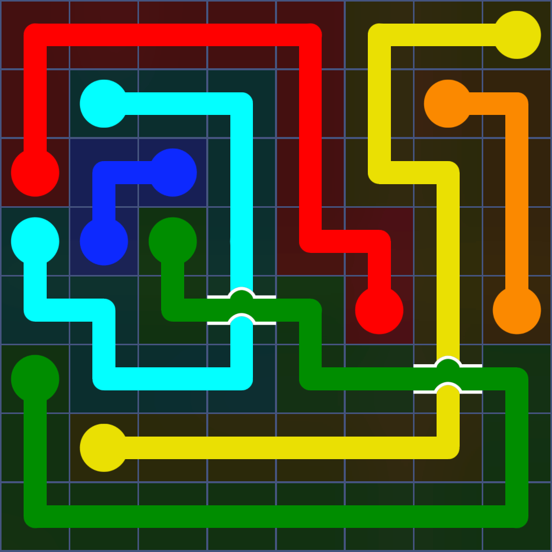 Flow Free 1017 Solution