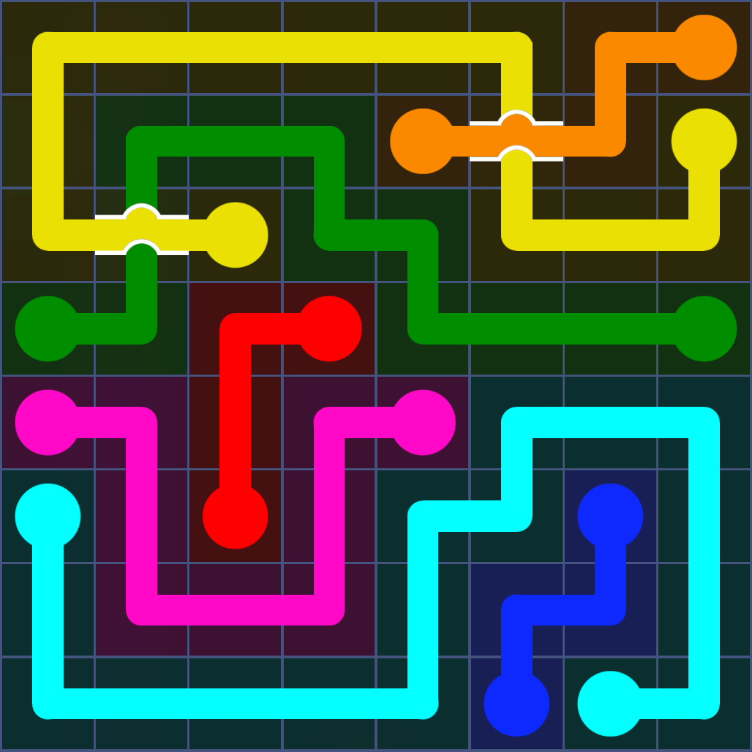 Flow Free 1023 Solution