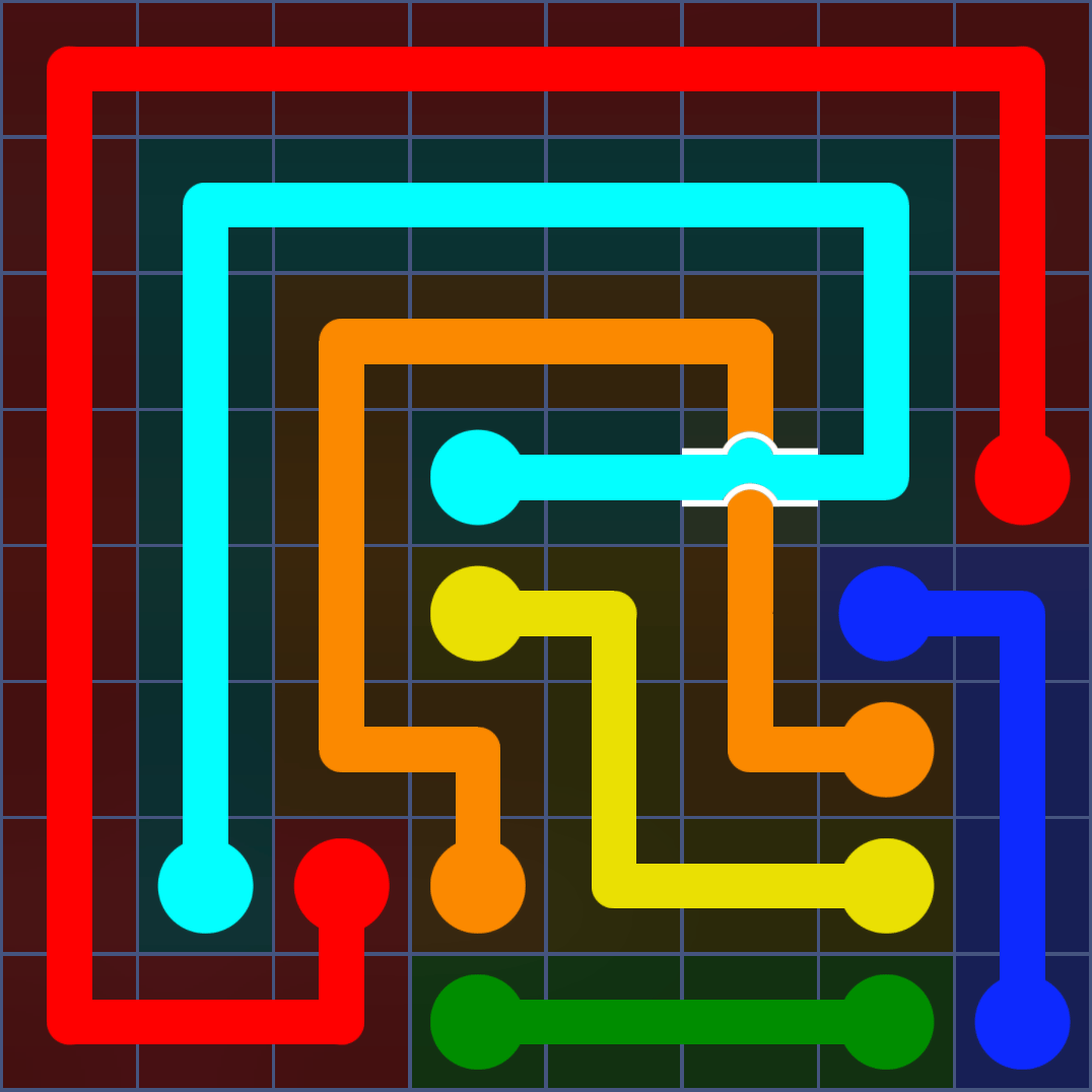 Flow Free 1024 Solution