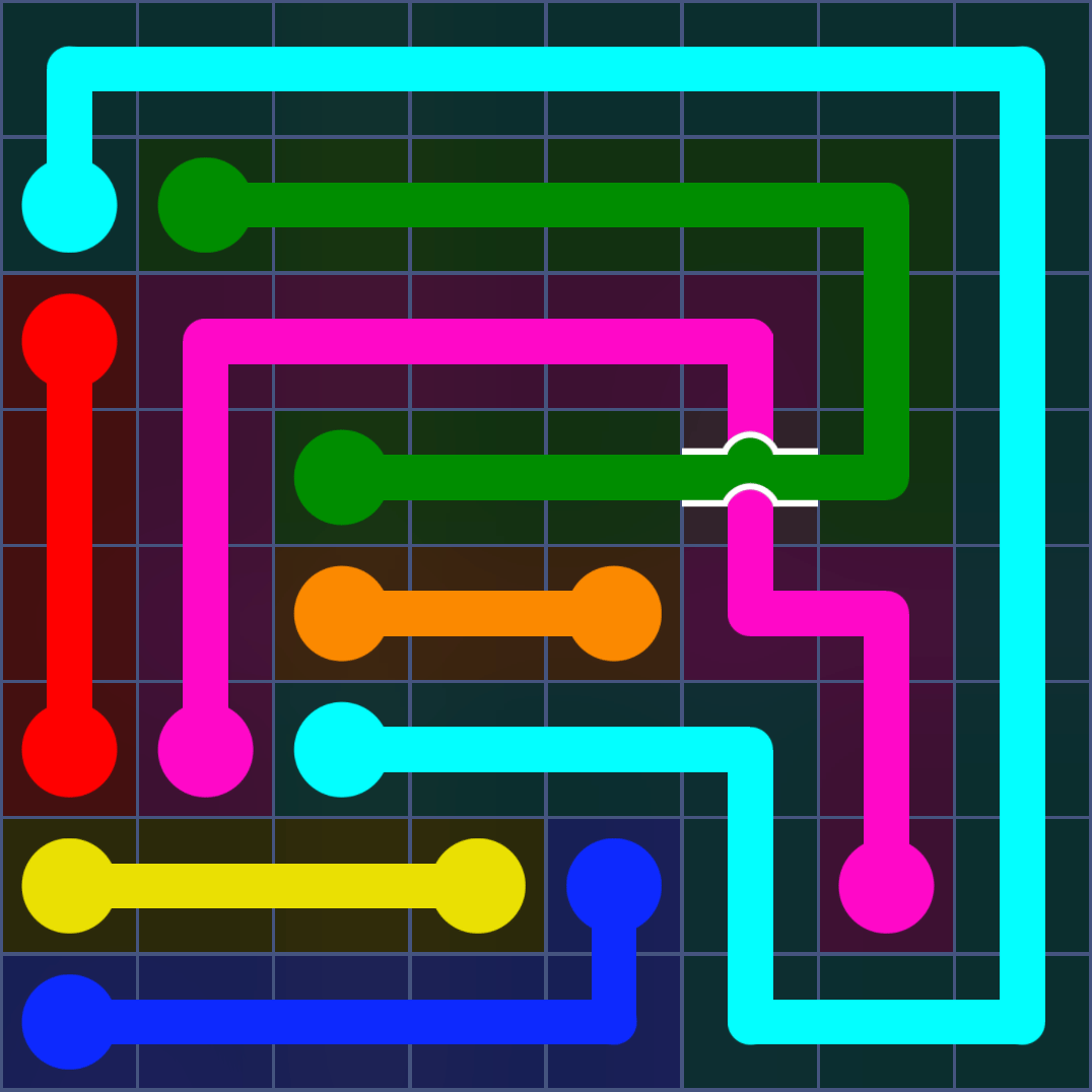 Flow Free 1026 Solution