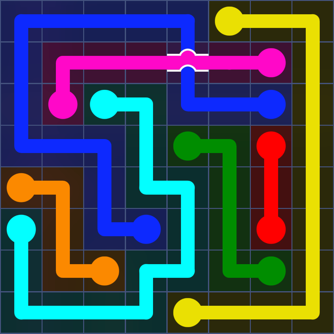Flow Free 1027 Solution