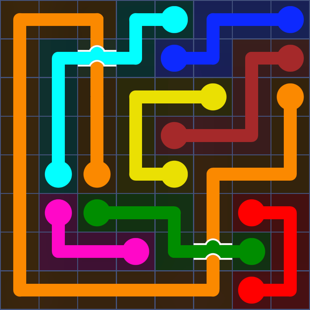 Flow Free 1053 Solution