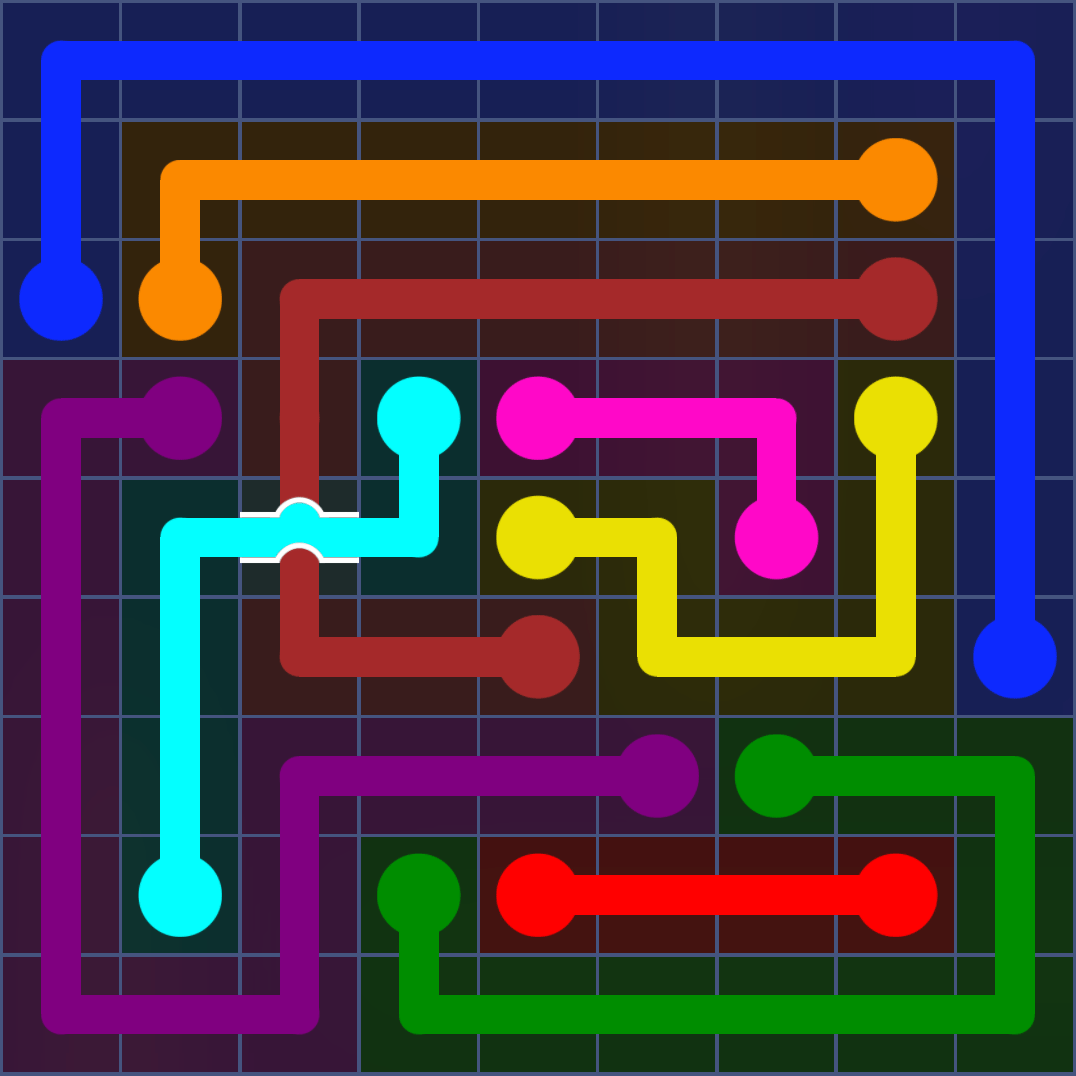 Flow Free 1111 Solution