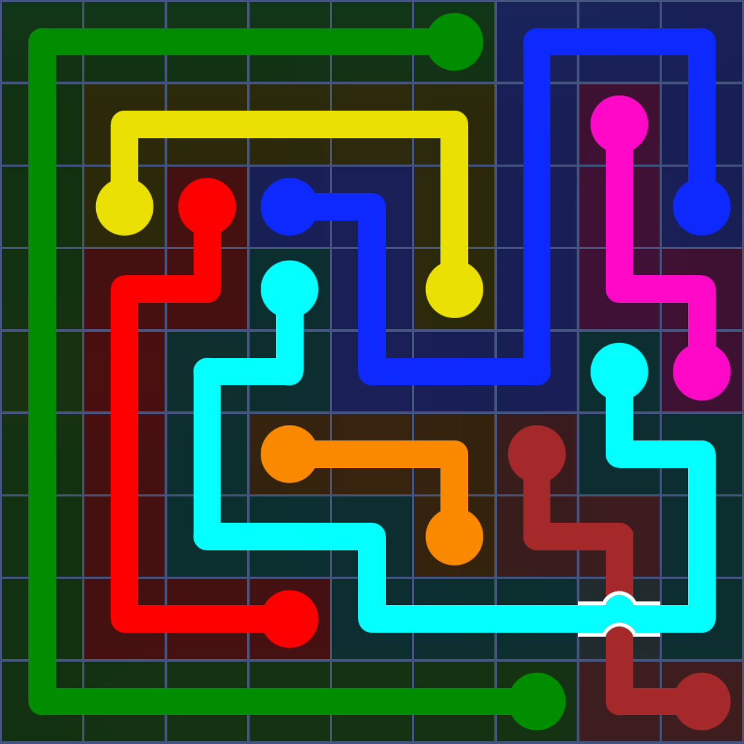 Flow Free 1211 Solution