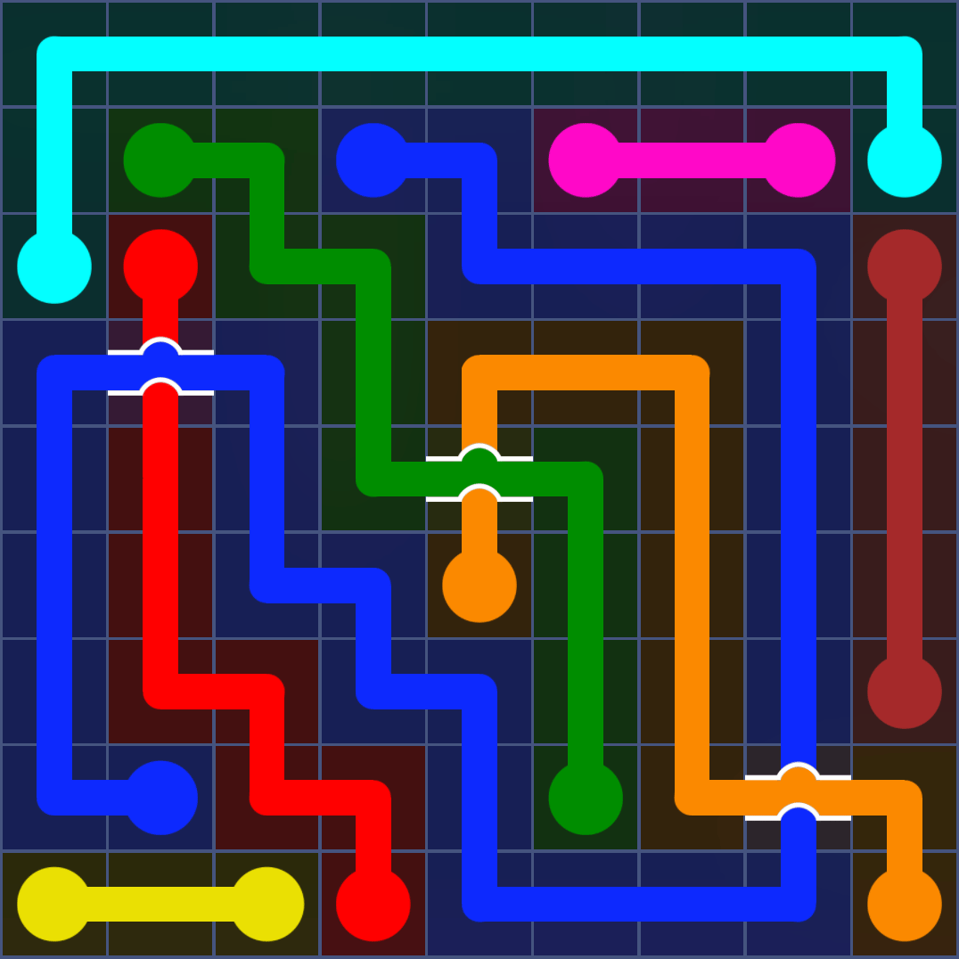 Flow Free 1214 Solution