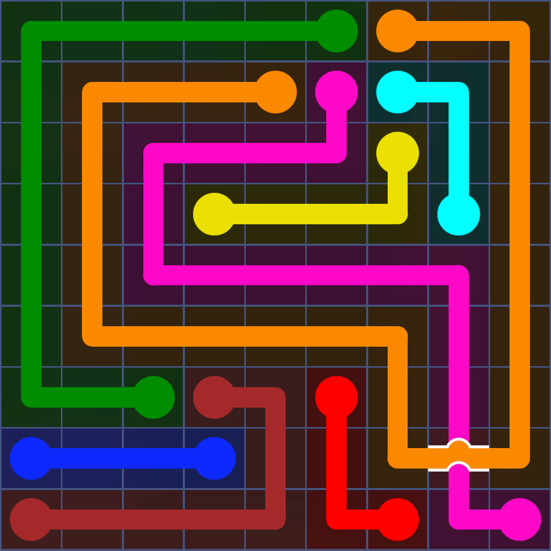 Flow Free 1138 Solution