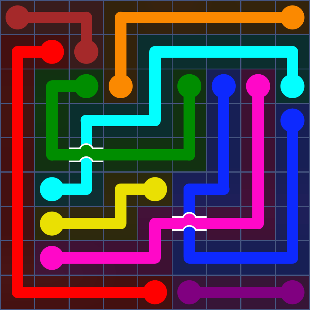 Flow Free 1162 Solution