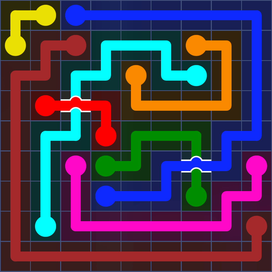 Flow Free 1182 Solution