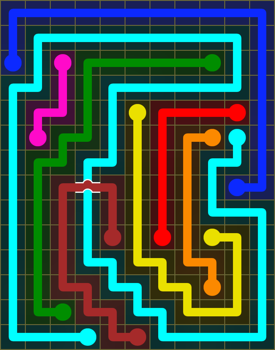 Flow Free 6231 Solution