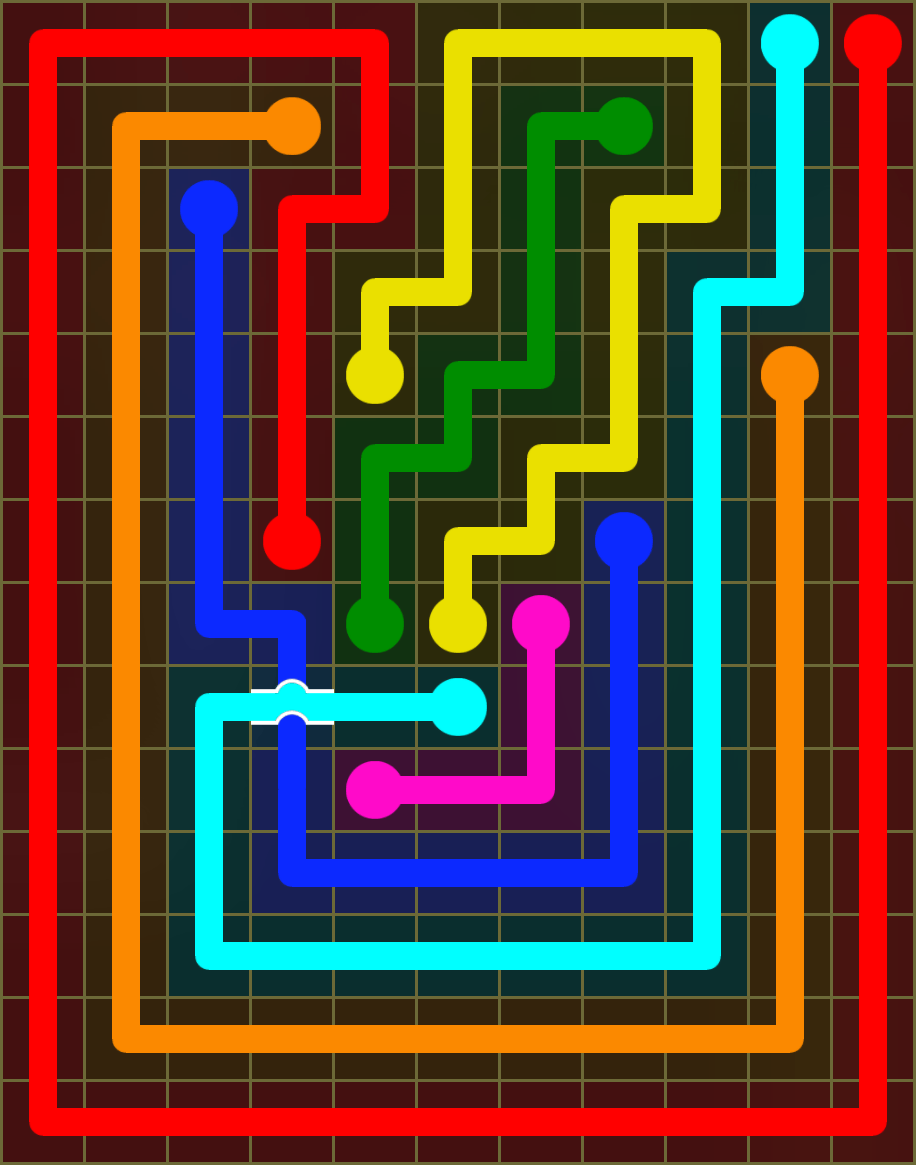 Flow Free 6233 Solution