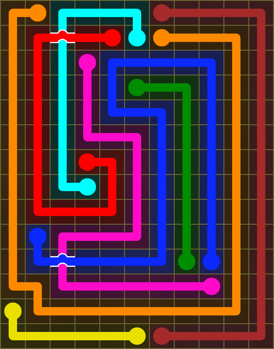 Flow Free 6253 Solution