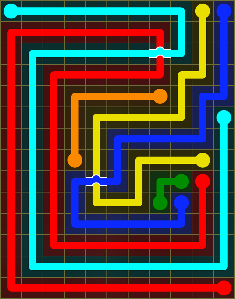 Flow Free 6255 Solution