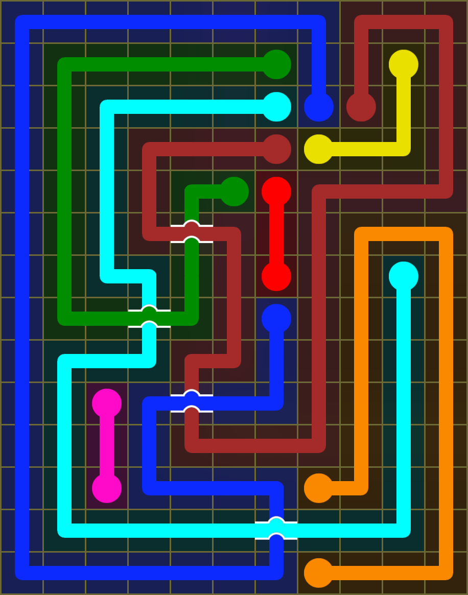Flow Free 6257 Solution