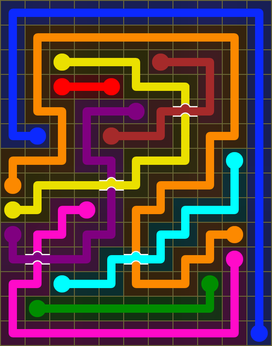 Flow Free 6287 Solution