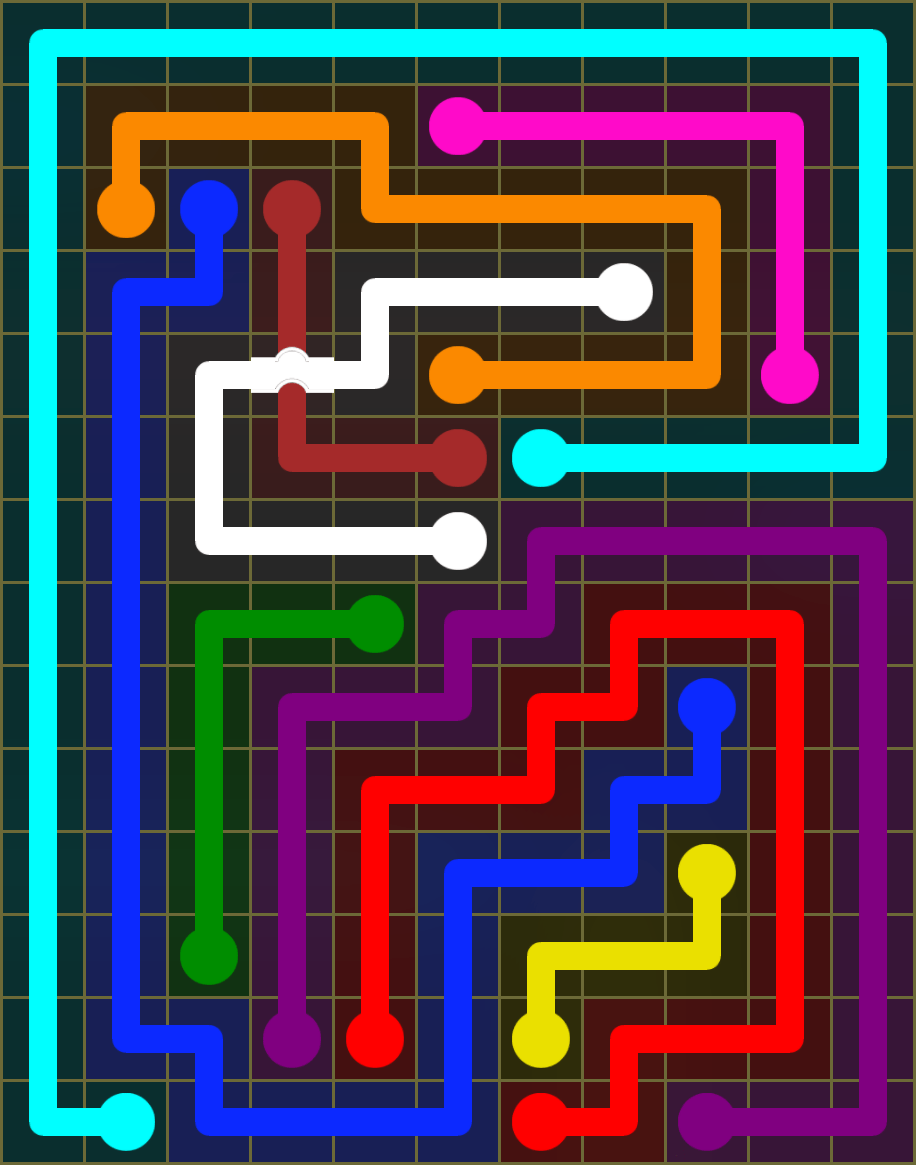 Flow Free 6291 Solution