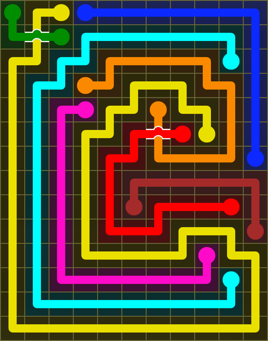 Flow Free 6293 Solution