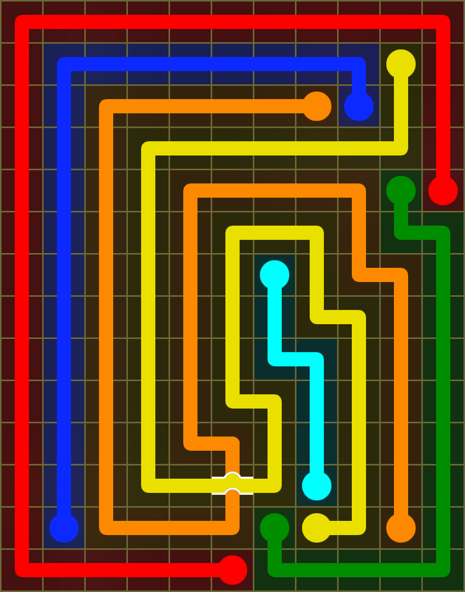 Flow Free 6139 Solution