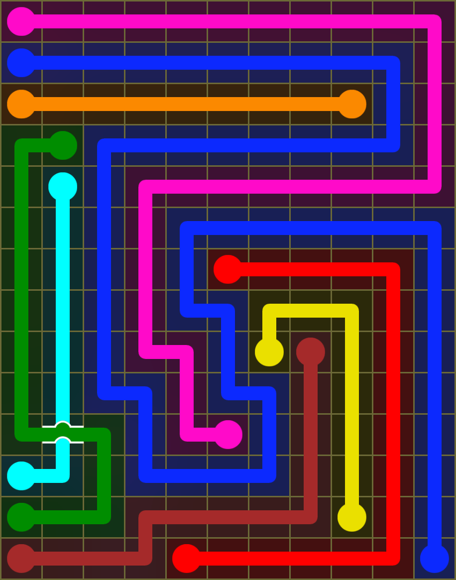 Flow Free 6317 Solution