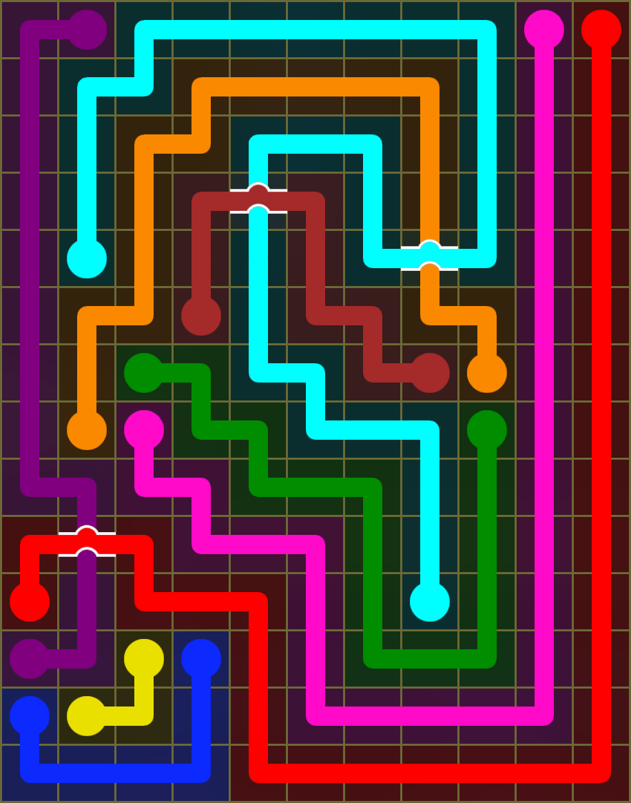 Flow Free 6319 Solution