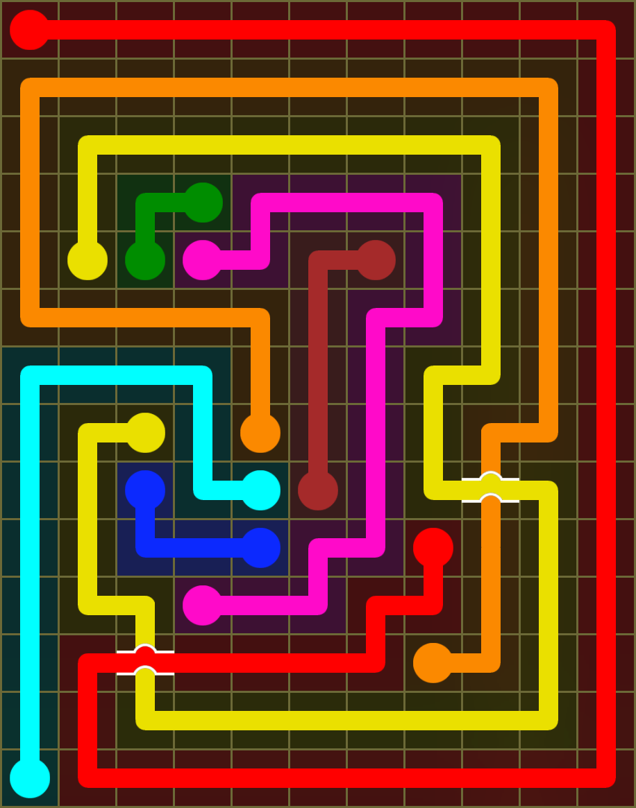 Flow Free 6334 Solution