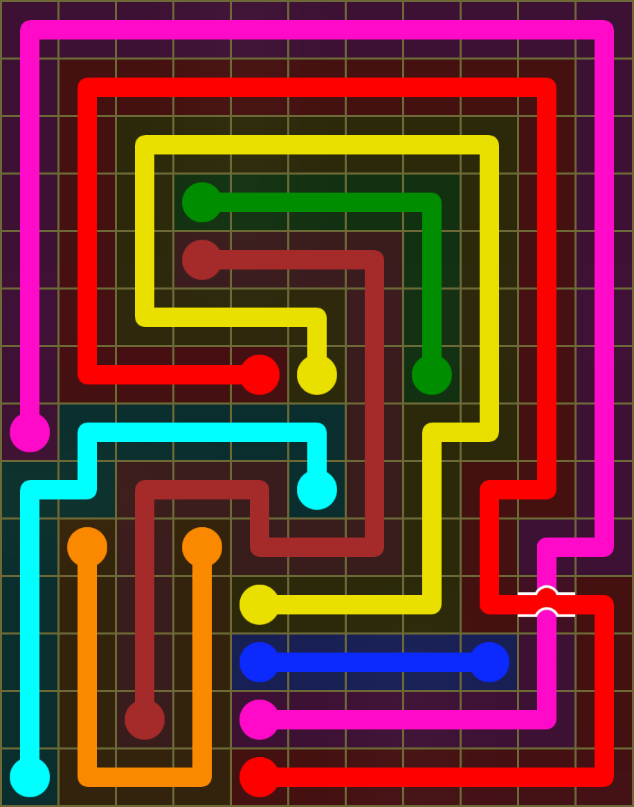 Flow Free 6343 Solution