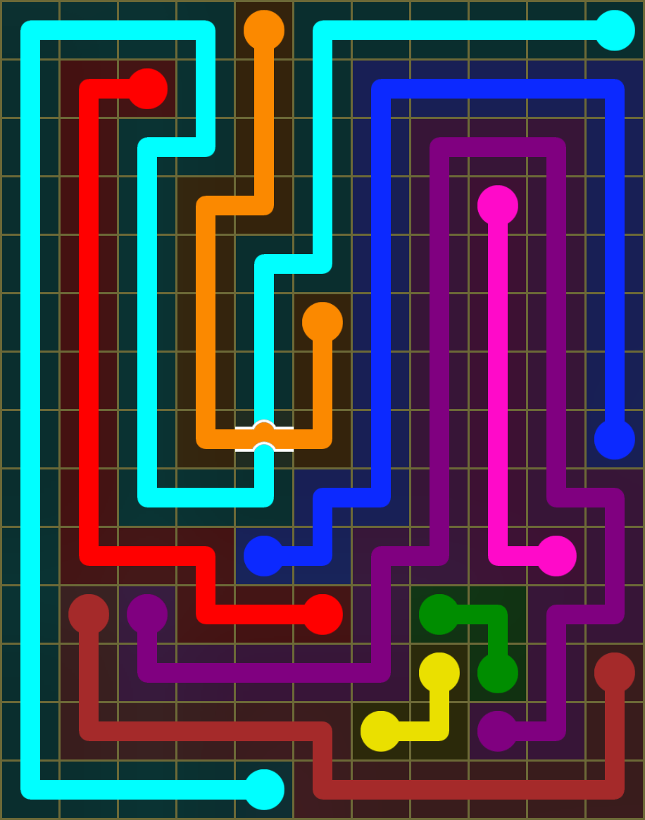 Flow Free 6347 Solution
