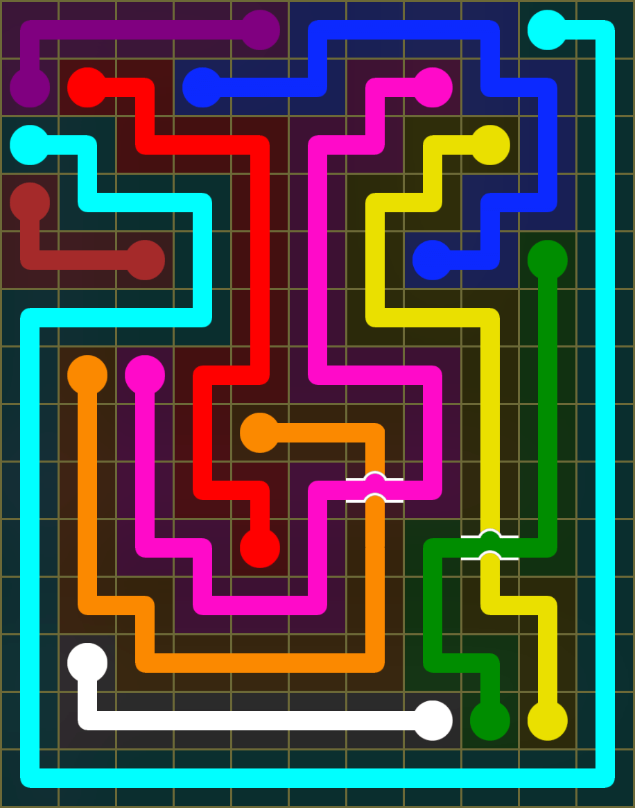 Flow Free 6354 Solution