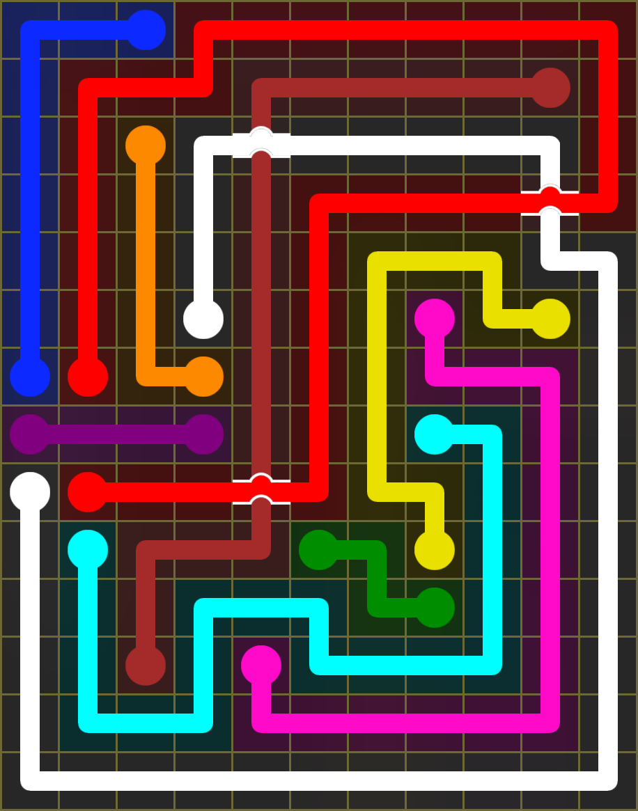 Flow Free 6378 Solution