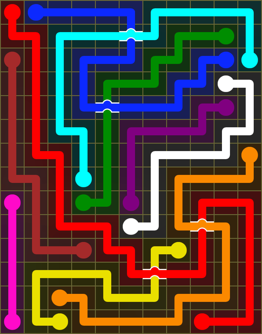 Flow Free 6386 Solution