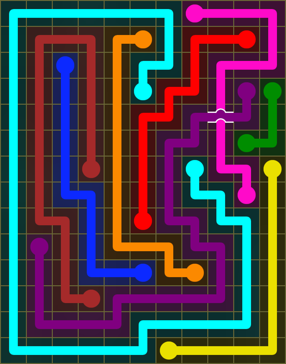 Flow Free 6391 Solution