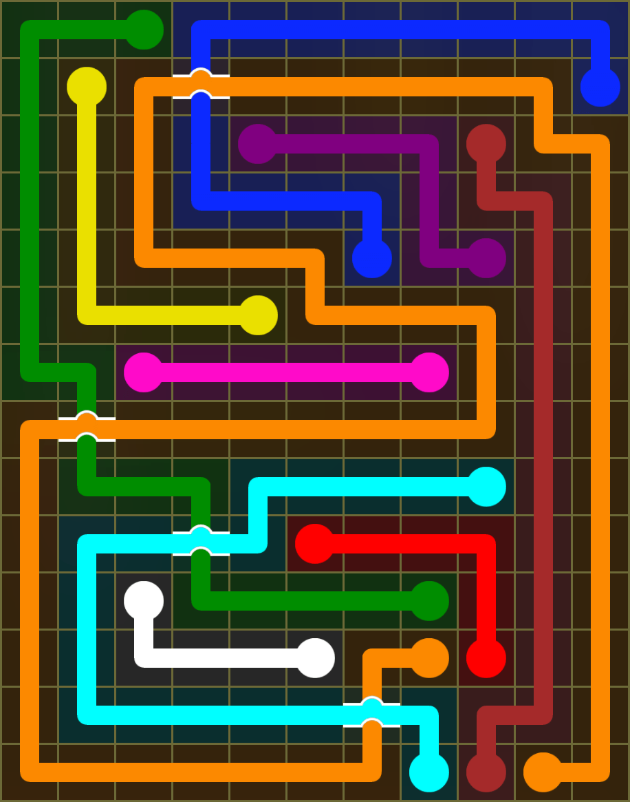 Flow Free 6393 Solution