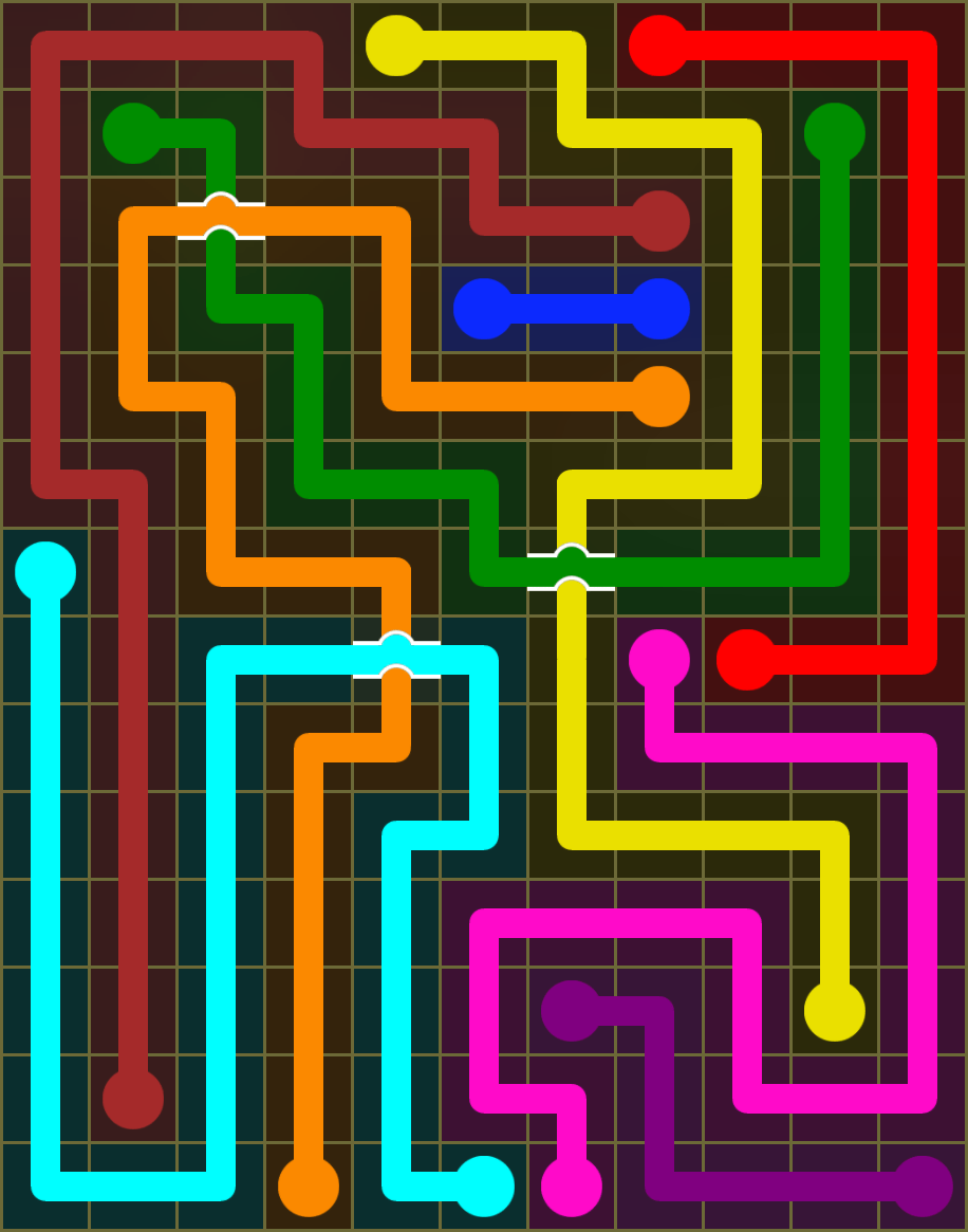 Flow Free 6399 Solution