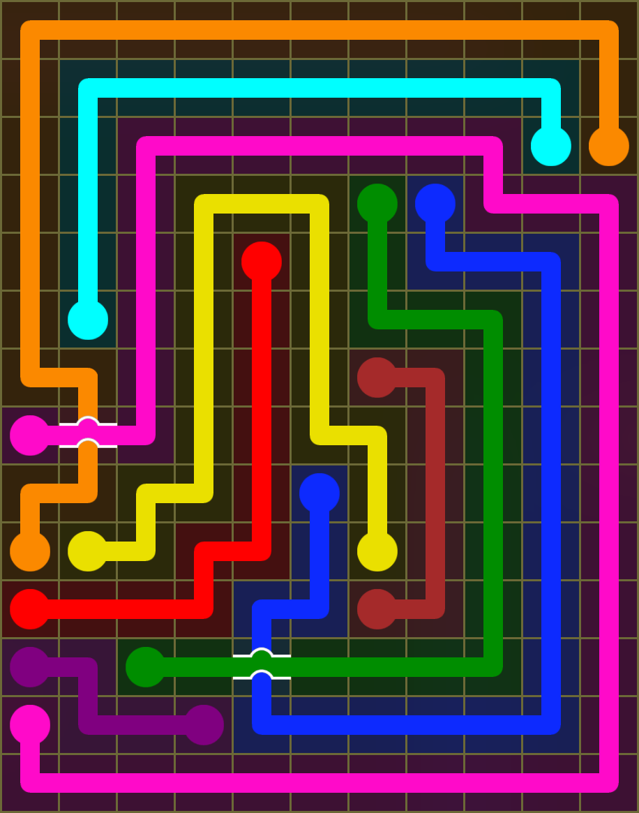 Flow Free 6407 Solution