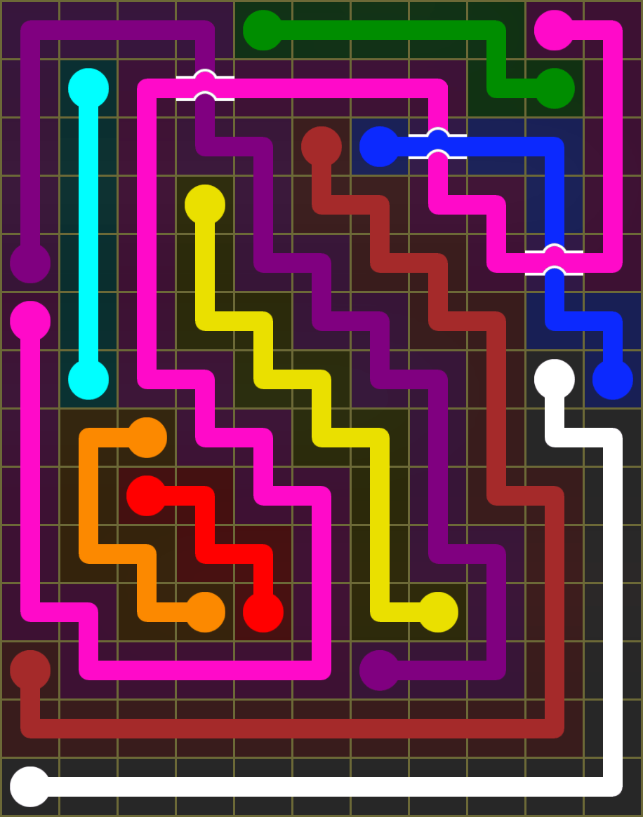 Flow Free 6414 Solution